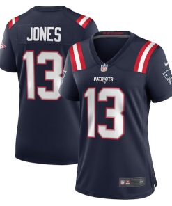 Jack Jones New England Patriots Nike Women's Game Player Jersey - Navy/White