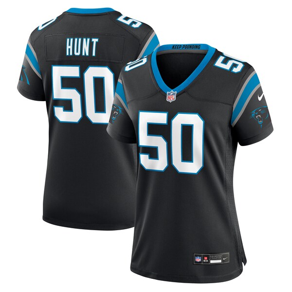 Robert Hunt Carolina Panthers Nike Women's Game Jersey - Black