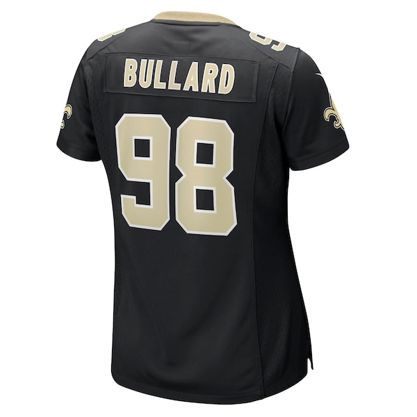 Jonathan Bullard New Orleans Saints Nike Women's Team Game Jersey - Black - Image 3
