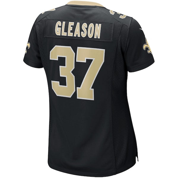 Steve Gleason New Orleans Saints Nike Women's Game Retired Player Jersey - Black - Image 3