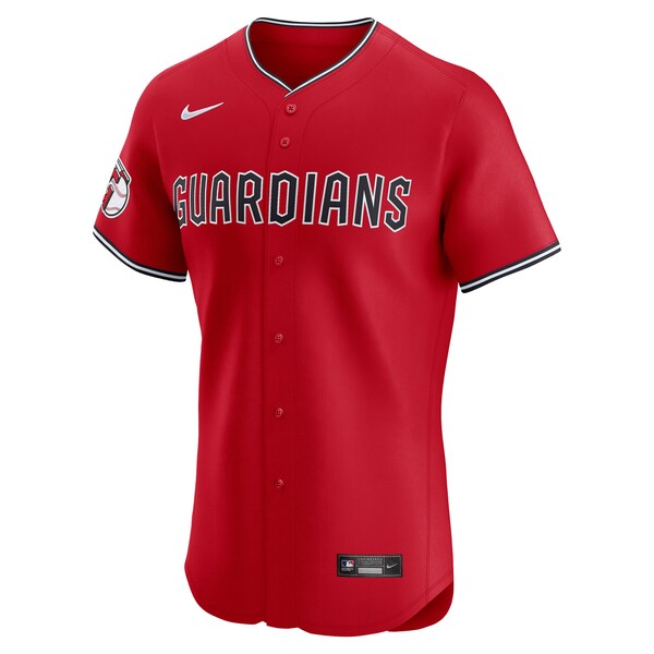 Cleveland Guardians Nike Alternate Elite Jersey - Red - Image 2