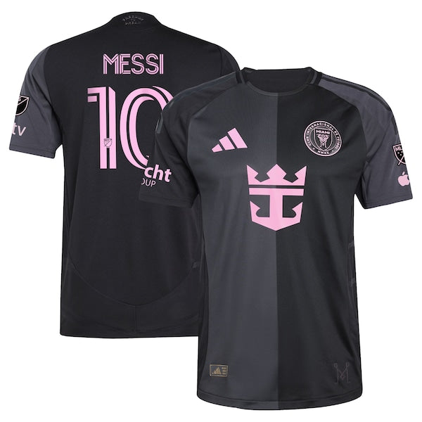 Lionel Messi Inter Miami CF adidas 2025 The Fortitude Kit Authentic Player Jersey - Black/Blue/Light Pink - Image 2