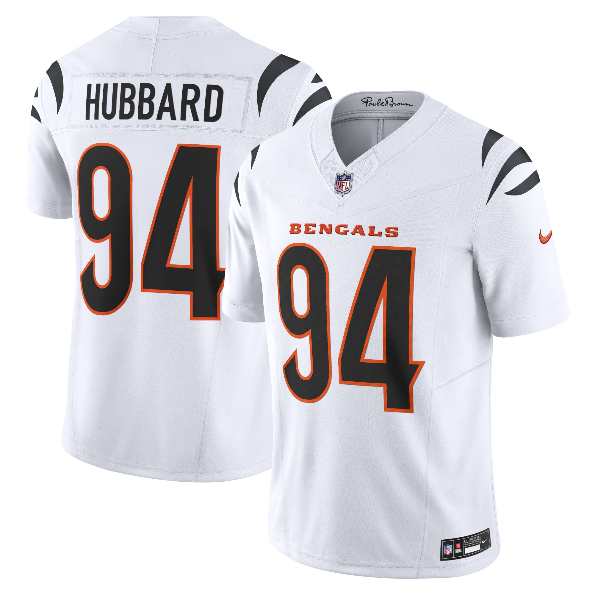 Sam Hubbard Cincinnati Bengals Nike Vapor F.U.S.E. Limited Jersey - Black/White - Image 6