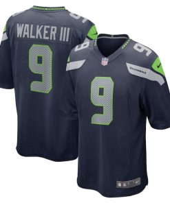 Kenneth Walker III Seattle Seahawks Nike Player Game Jersey - Navy