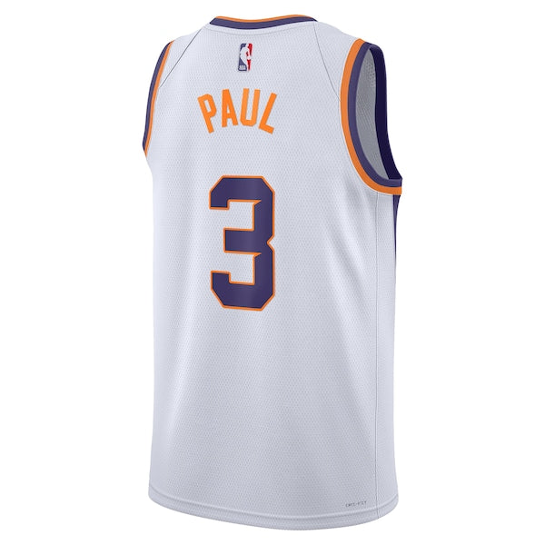 Chris Paul Phoenix Suns Nike Unisex Swingman Jersey - Association Edition - White/Purple - Image 4