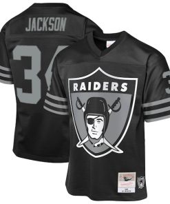 Bo Jackson Las Vegas Raiders 1988 Throwback Fashion Jersey - Black