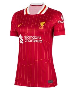 Alternative view of Virgil van Dijk Liverpool Nike Women's 2024/25 Home Replica Player Jersey?¨C Red