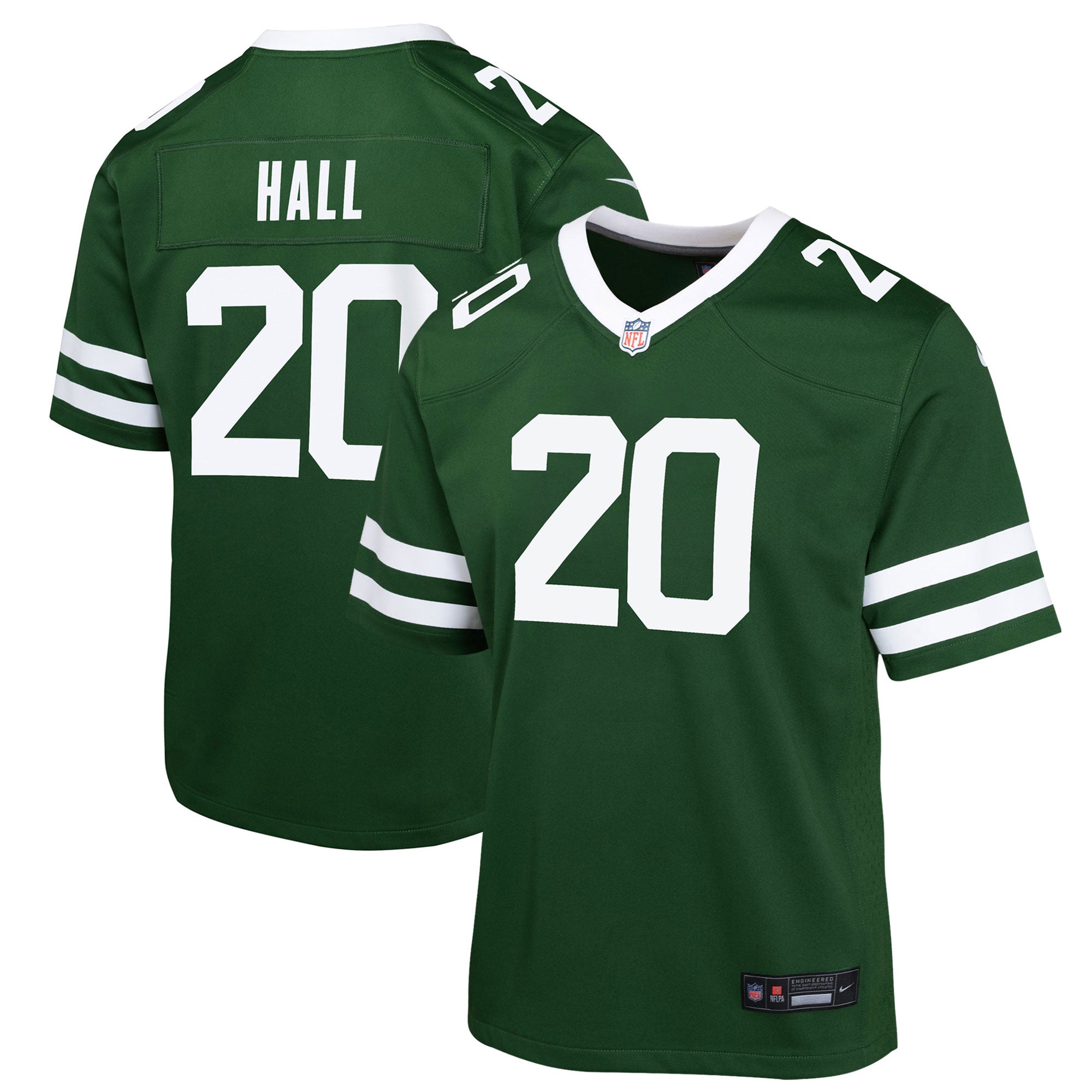 Breece Hall New York Jets Nike Youth Alternate Game Jersey - Legacy Black - Image 6