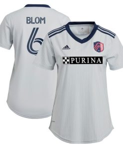 Njabulo Blom St. Louis City SC adidas Women's 2024 The Spirit Kit Replica Jersey - Gray
