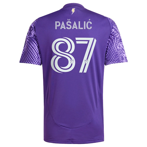 Marco Pa?ali? Orlando City SC adidas 2025 Perfect Storm Replica Player Jersey - Purple - Image 3