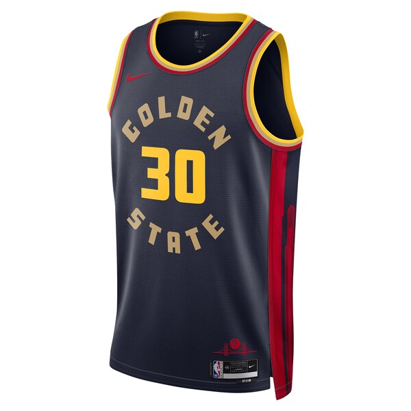 Stephen Curry Golden State Warriors Nike Unisex 2024/25 Swingman Player Jersey - City Edition - Navy - Image 2