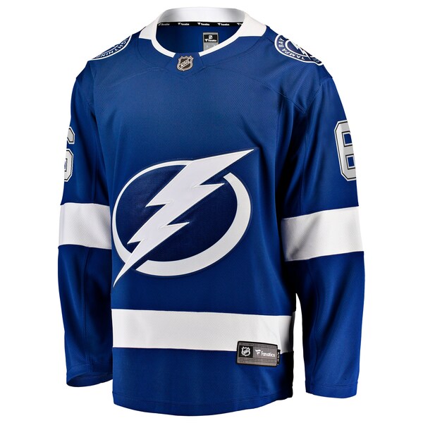 Nick Abruzzese Tampa Bay Lightning Home Breakaway Jersey - Blue - Image 2
