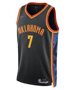 Alternative view of Chet Holmgren Oklahoma City Thunder Nike Unisex 2024/25 Swingman Player Jersey - City Edition - Black