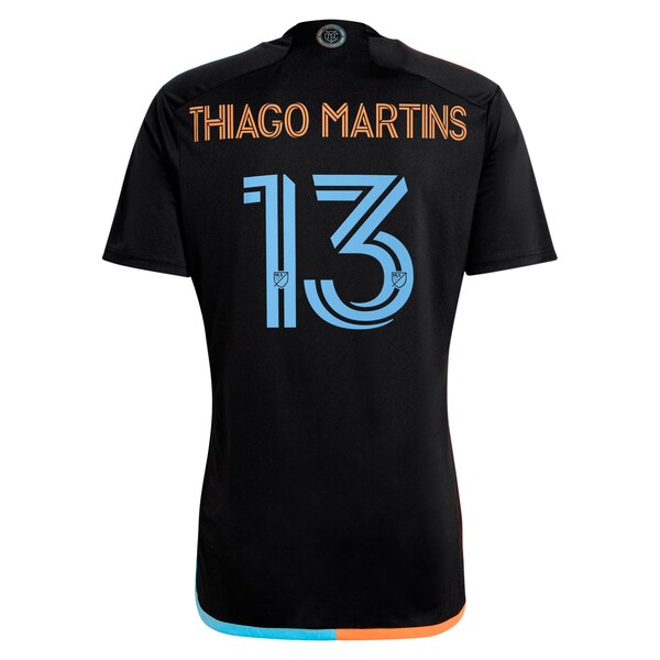Thiago Martins New York City FC adidas 2024 24/7 Kit Replica Player Jersey - Black - Image 3