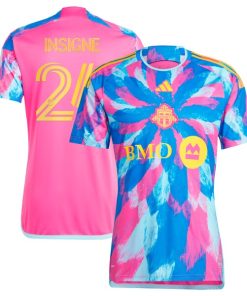 Lorenzo Insigne Toronto FC adidas 2024 The Energy Kit Replica Player Jersey - Pink