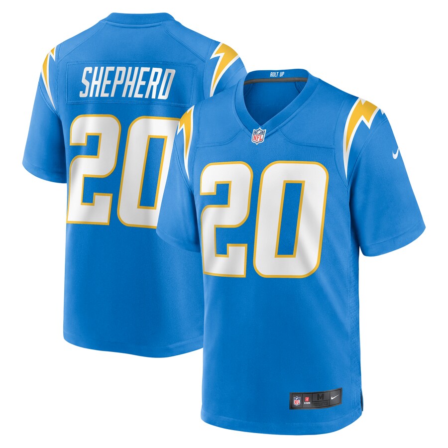 Darrius Shepherd Los Angeles Chargers Nike Game Jersey - Powder Blue