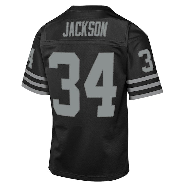 Bo Jackson Las Vegas Raiders 1988 Throwback Fashion Jersey - Black - Image 3