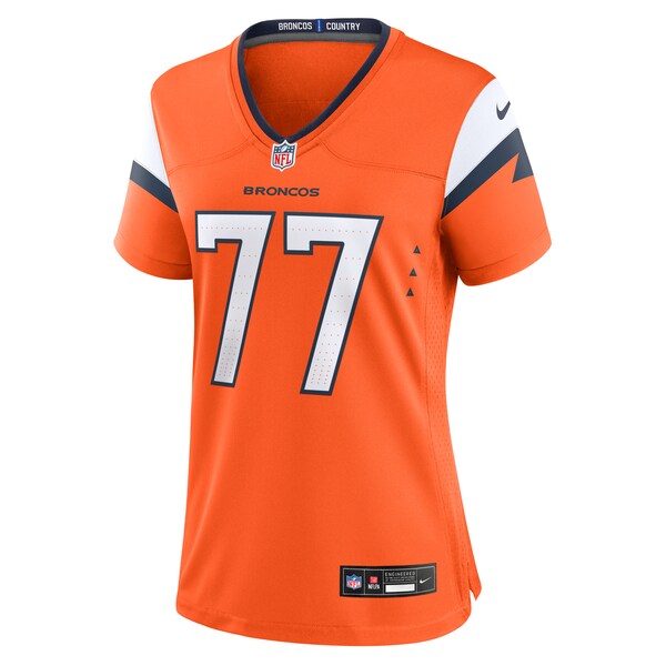 Quinn Meinerz Denver Broncos Nike Women's Team Game Jersey - Orange - Image 2