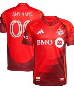 Toronto FC adidas 2025 Club Kit Authentic Custom Jersey - Red