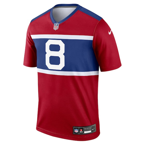 Daniel Jones New York Giants Nike Alternate Legend Player Jersey - Century Red - Image 2