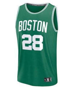 Alternative view of Hugo Gonzalez Boston Celtics  2025 NBA Draft First Round Pick Fast Break Replica Jersey - Icon Edition - Kelly Green