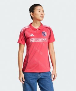 St. Louis City SC adidas Women's 2025 Forever CITY Red Replica Jersey - Red