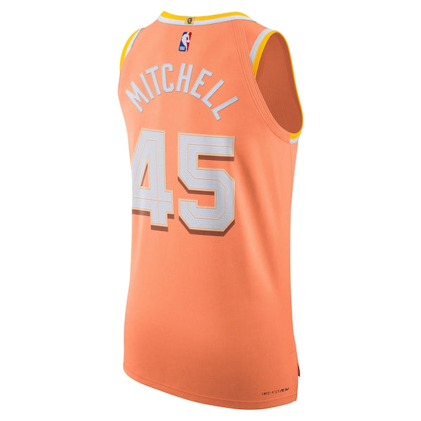 Donovan Mitchell Cleveland Cavaliers Nike Unisex 2025/26 Authentic Jersey - City Edition - Orange - Image 3