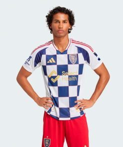 Alternative view of Real Salt Lake adidas 2025 Grid City Authentic Jersey - White