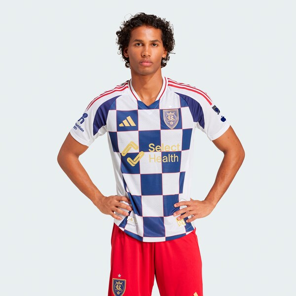 Real Salt Lake adidas 2025 Grid City Authentic Jersey - White - Image 2
