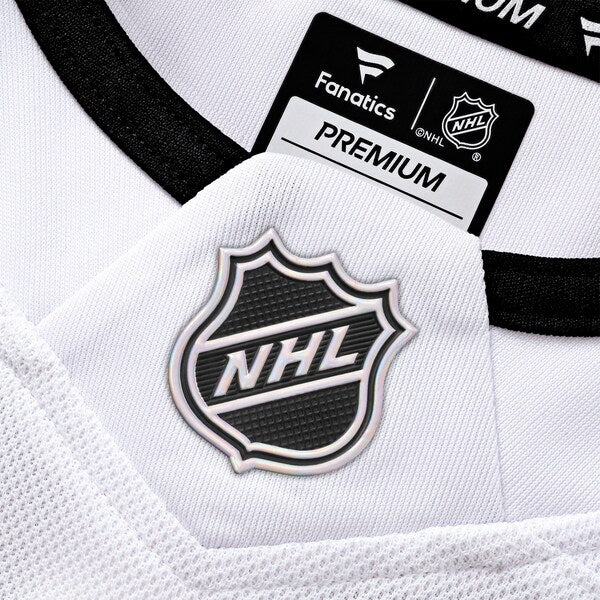 Los Angeles Kings Away Premium Custom Jersey - White/Black - Image 6
