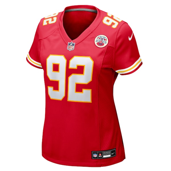 Derrick Nnadi Kansas City Chiefs Nike Women's Team Game Jersey - Red - Image 3