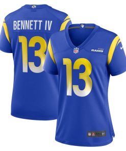 Stetson Bennett Los Angeles Rams Nike Women's Team Game Jersey - Royal