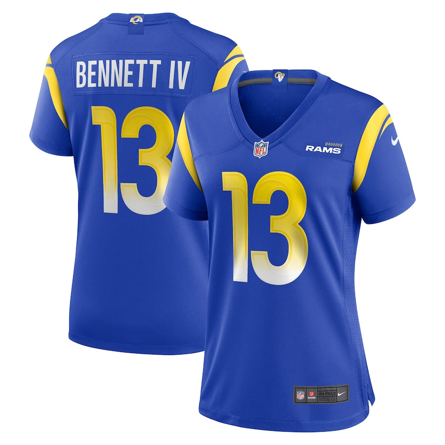 Stetson Bennett Los Angeles Rams Nike Women's Team Game Jersey - Royal