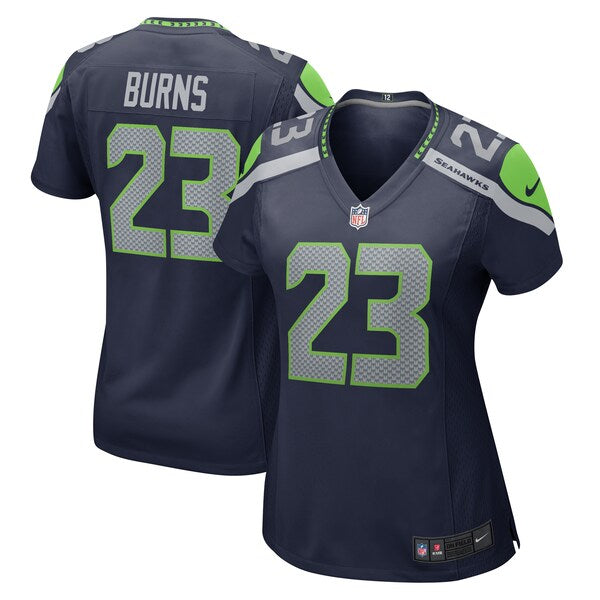 Artie Burns Seattle Seahawks Nike Women's Game Jersey - College Navy
