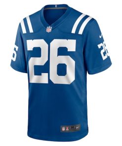 Alternative view of Evan Hull Indianapolis Colts Nike Team Game Jersey -  Royal
