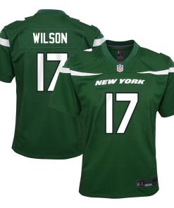 Garrett Wilson New York Jets Nike Youth Game Jersey - Green