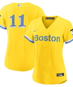 Rafael Devers Boston Red Sox Nike Women's City Connect Replica Player Jersey - Gold