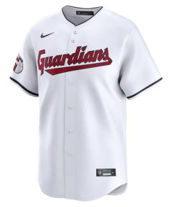Alternative view of Jos¨¦ Ram¨ªrez Cleveland Guardians Nike Youth Home Limited Player Jersey?¨C White