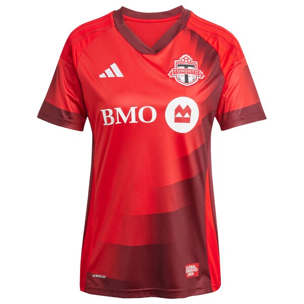 Richie Laryea Toronto FC adidas Women's 2025 Club Kit Replica Player Jersey - Red - Image 2