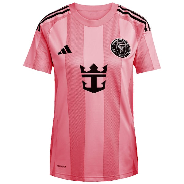 Lionel Messi Inter Miami CF adidas Women's 2025 Euforia Replica Player Jersey - Light Pink - Image 2