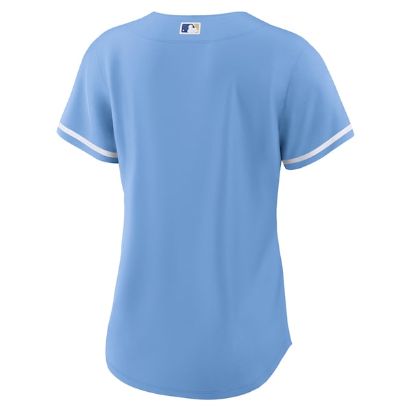 Kansas City Royals Nike Women's Alternate Replica Team Logo Jersey - Light Blue - Image 3