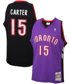 Vince Carter Toronto Raptors 1999/00 Hardwood Classics Swingman Jersey - Purple/White