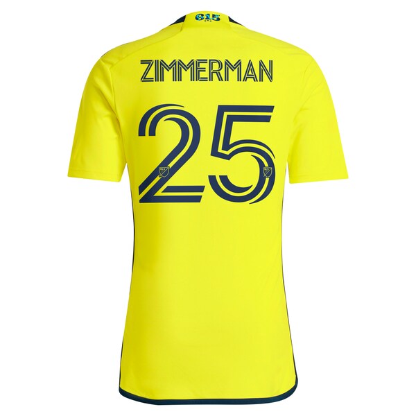Walker Zimmerman Nashville SC adidas 2024 The 615 Kit Replica Player Jersey - Yellow - Image 3