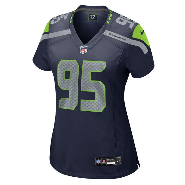 Myles Adams Seattle Seahawks Nike Women's Team Game Jersey - College Navy - Image 3