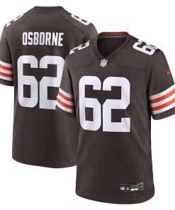 Justin Osborne Cleveland Browns Nike Team Game Jersey -  Brown