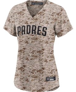 Alternative view of San Diego Padres Nike Women's USMC Alternate Replica Team Jersey - Camo