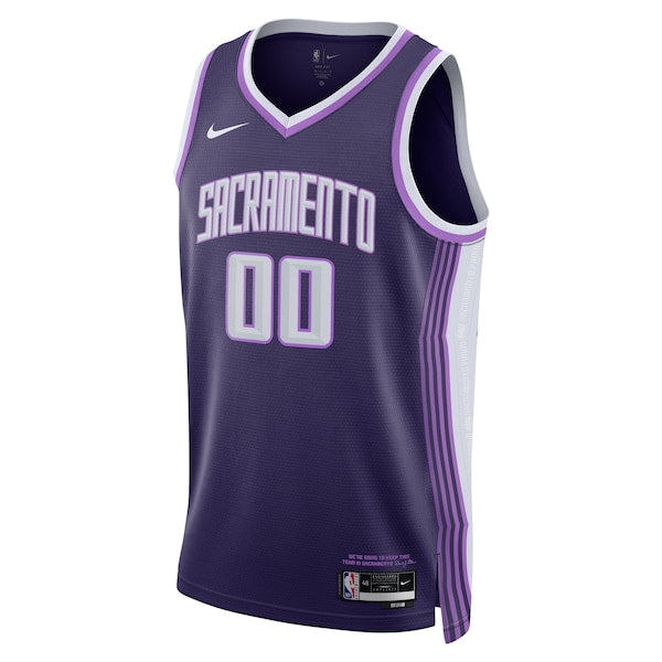 Sacramento Kings Nike Unisex 2025/26 City Edition Swingman Custom Jersey - Purple - Image 2