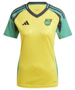 Alternative view of Jamaica National Team adidas Women's 2024 Home Replica Jersey - Yellow
