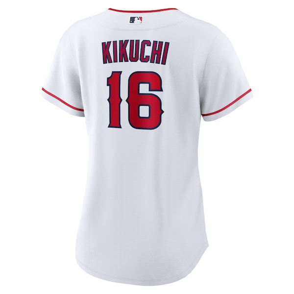Yusei Kikuchi Los Angeles Angels Nike Women's Home Replica Jersey - White - Image 3