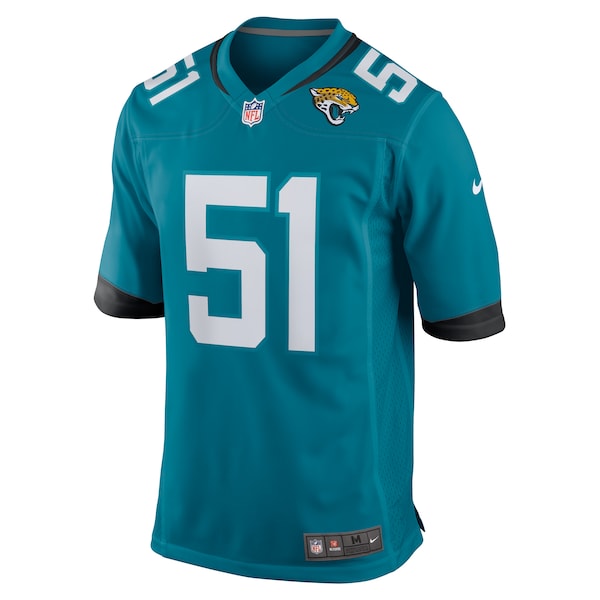Ventrell Miller Jacksonville Jaguars Nike Game Jersey - Teal - Image 2